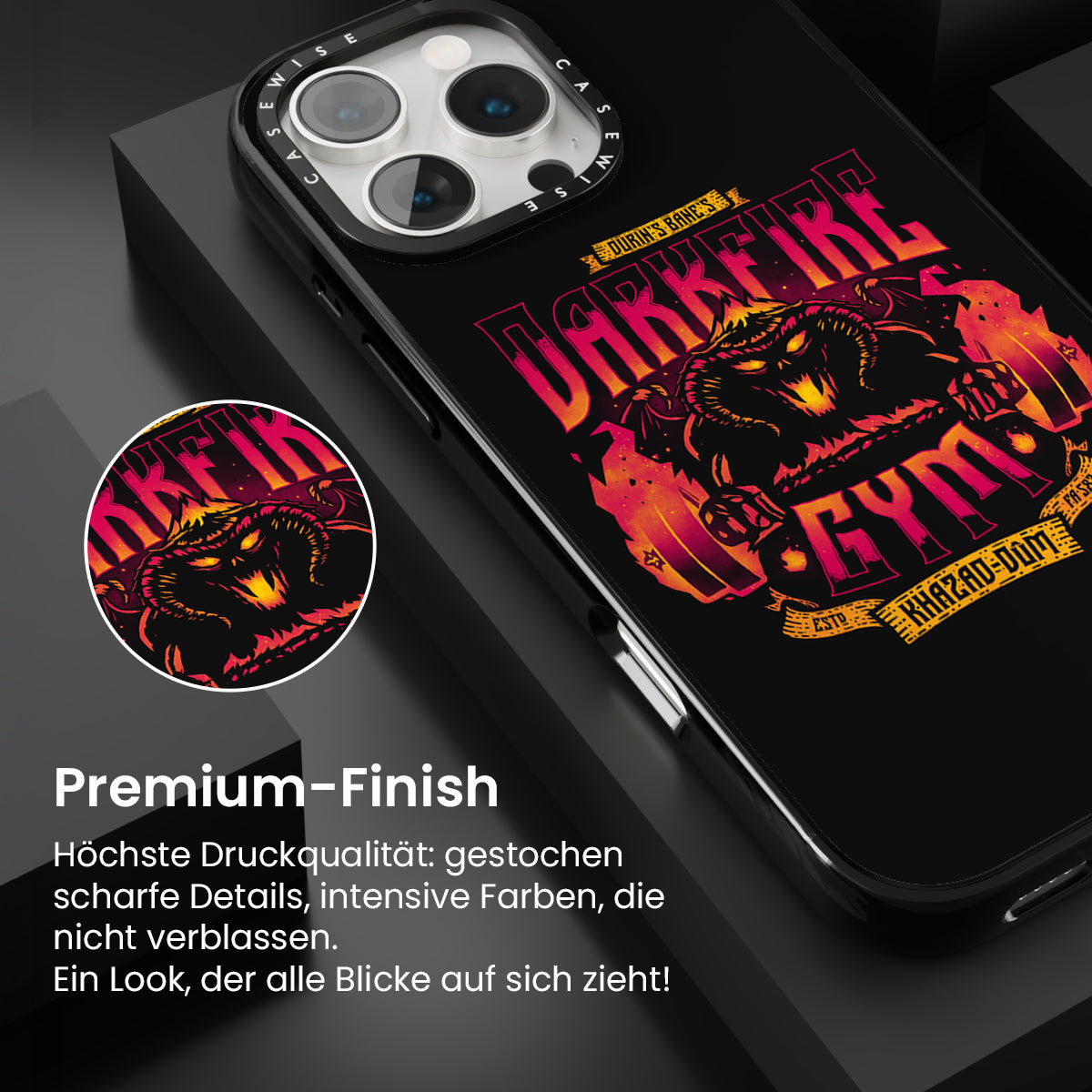 Darkfire Gym schwarz - Hülle