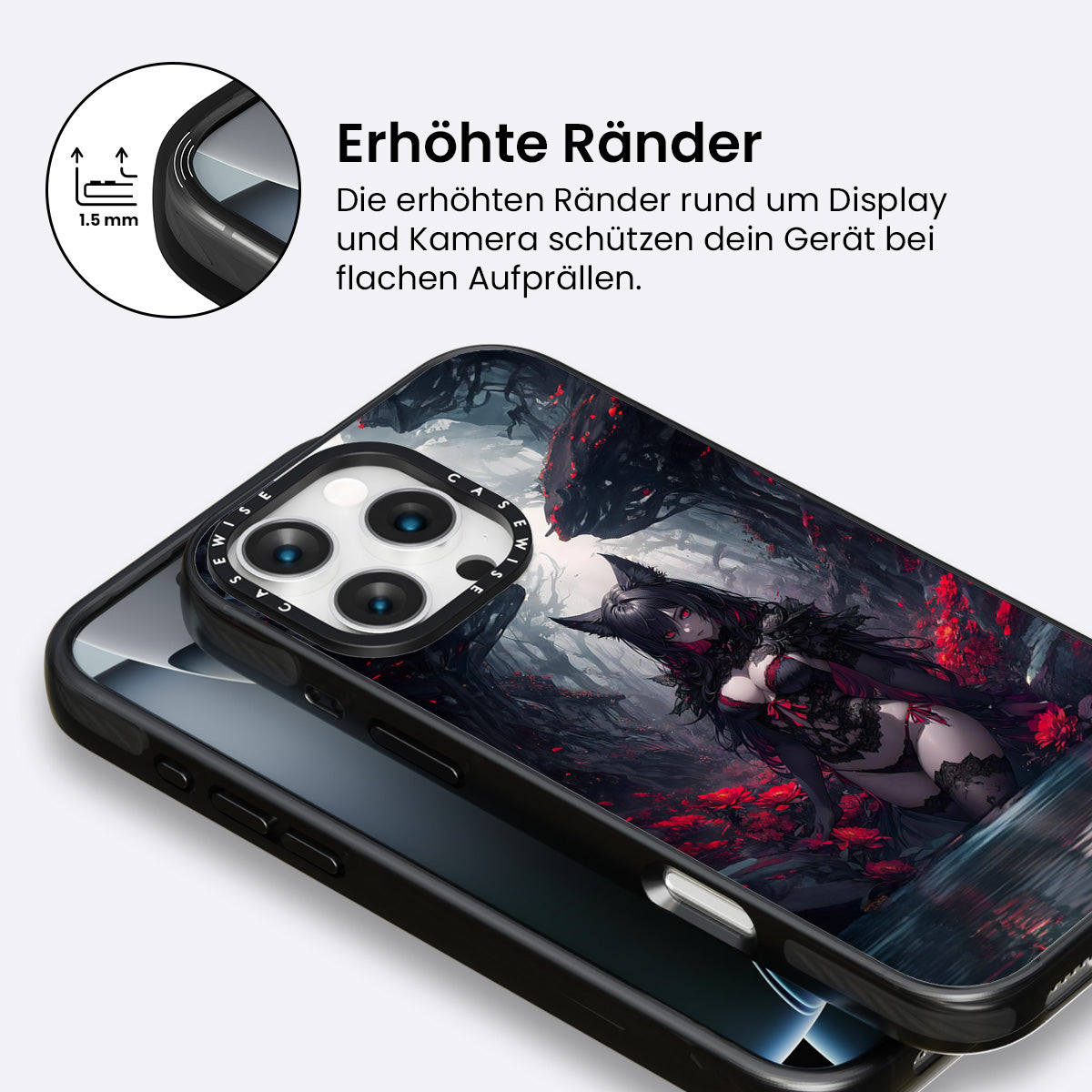 Gothic Anime Girl im Fluss - Hülle