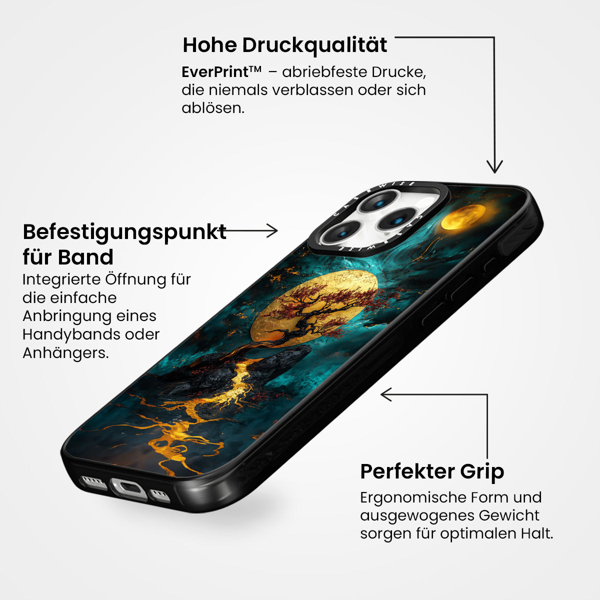 Golden geschliffene Welt - Hülle