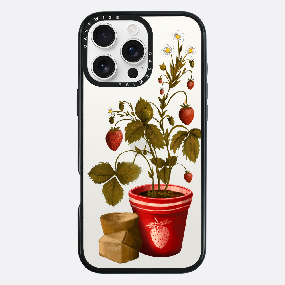 Erdbeeren in einem Topf - Hülle