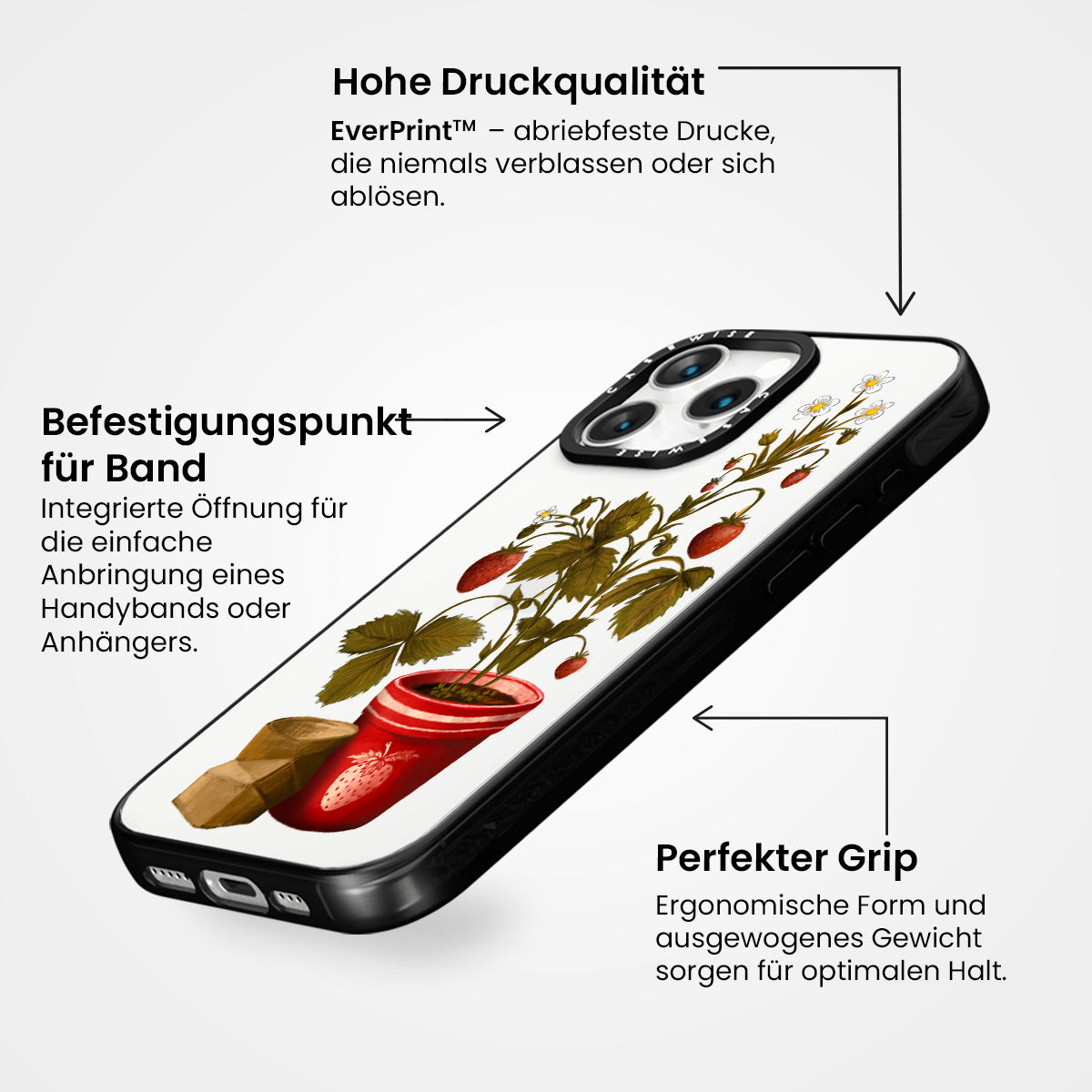 Erdbeeren in einem Topf - Hülle