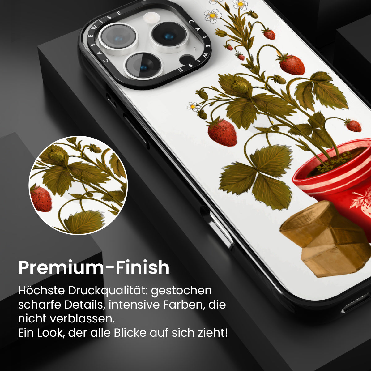 Erdbeeren in einem Topf - Hülle