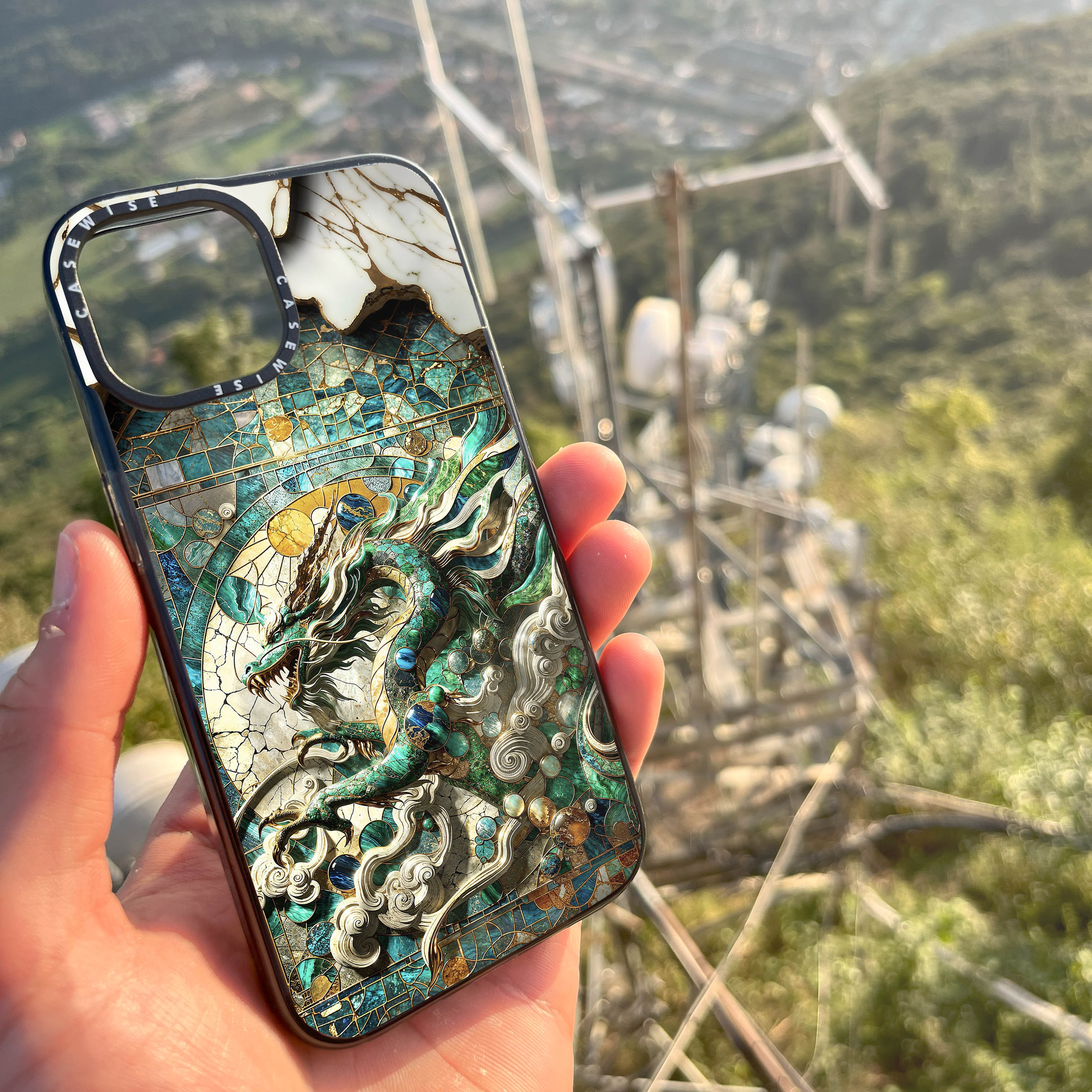 Asiatischer Jade Drache Kingugi - Hülle