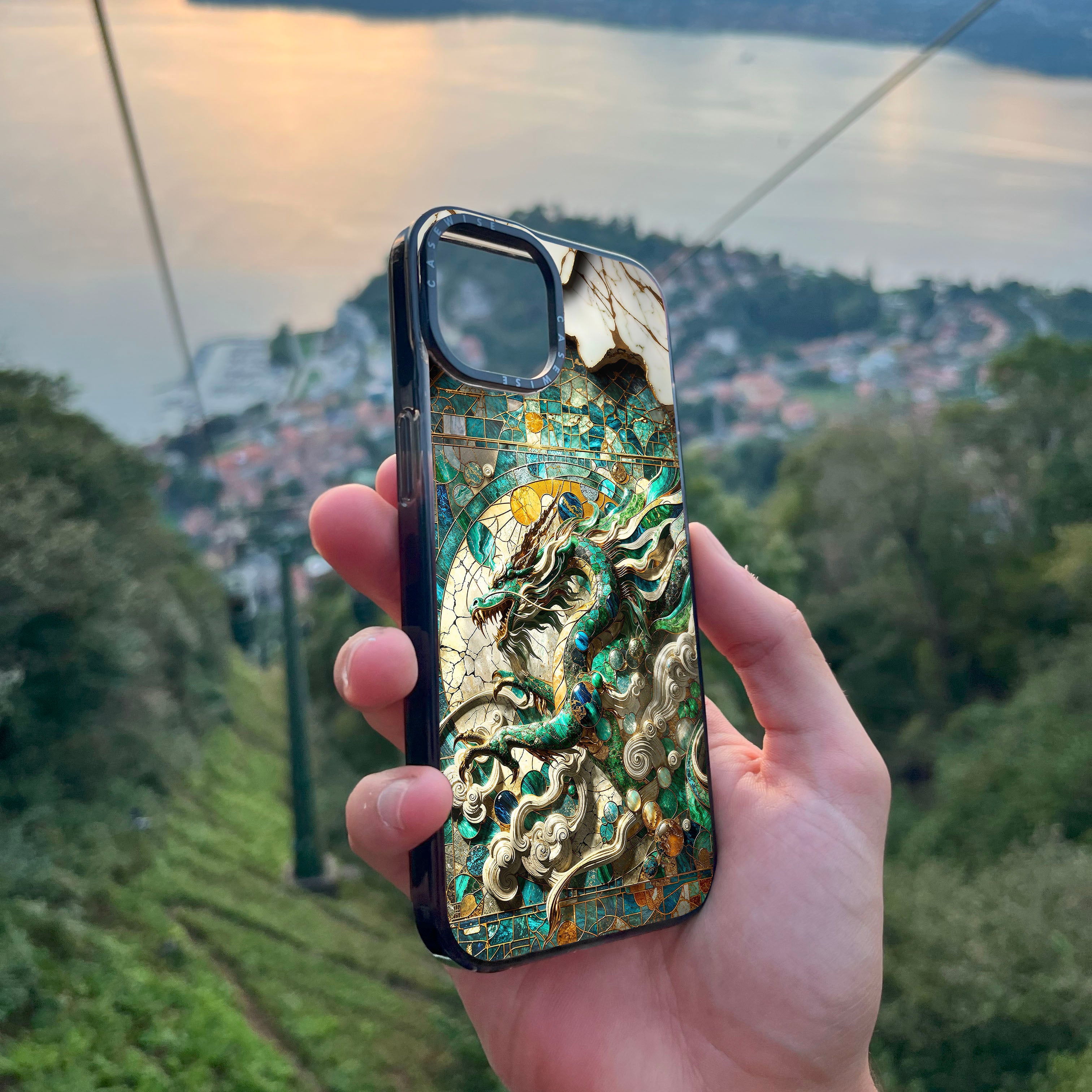 Asiatischer Jade Drache Kingugi - Hülle