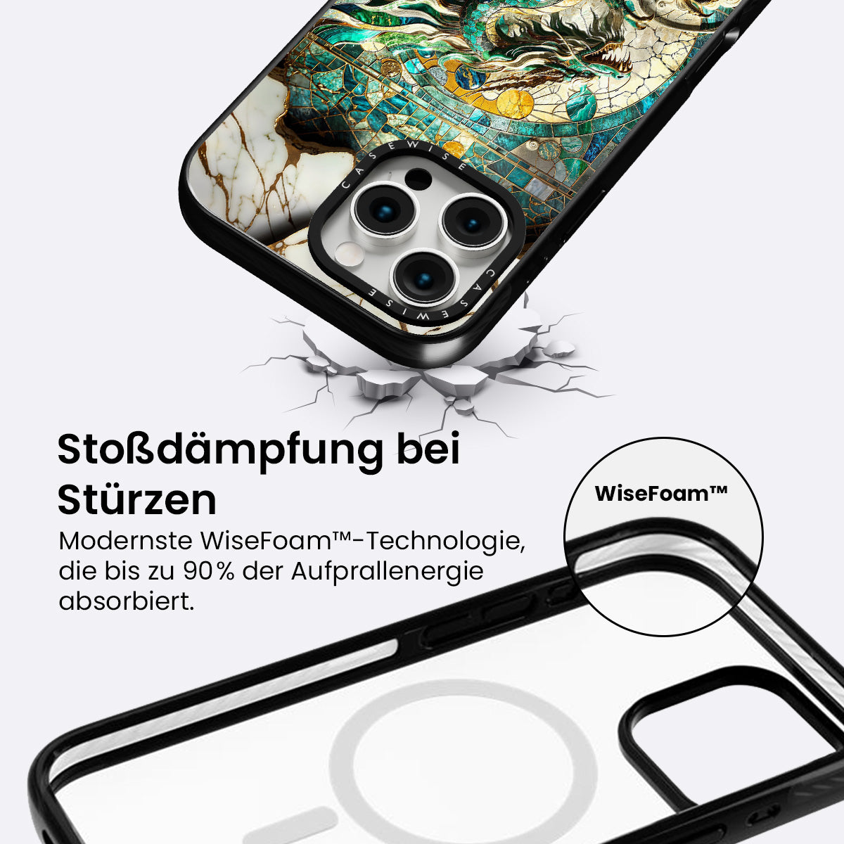 Asiatischer Jade Drache Kingugi - Hülle
