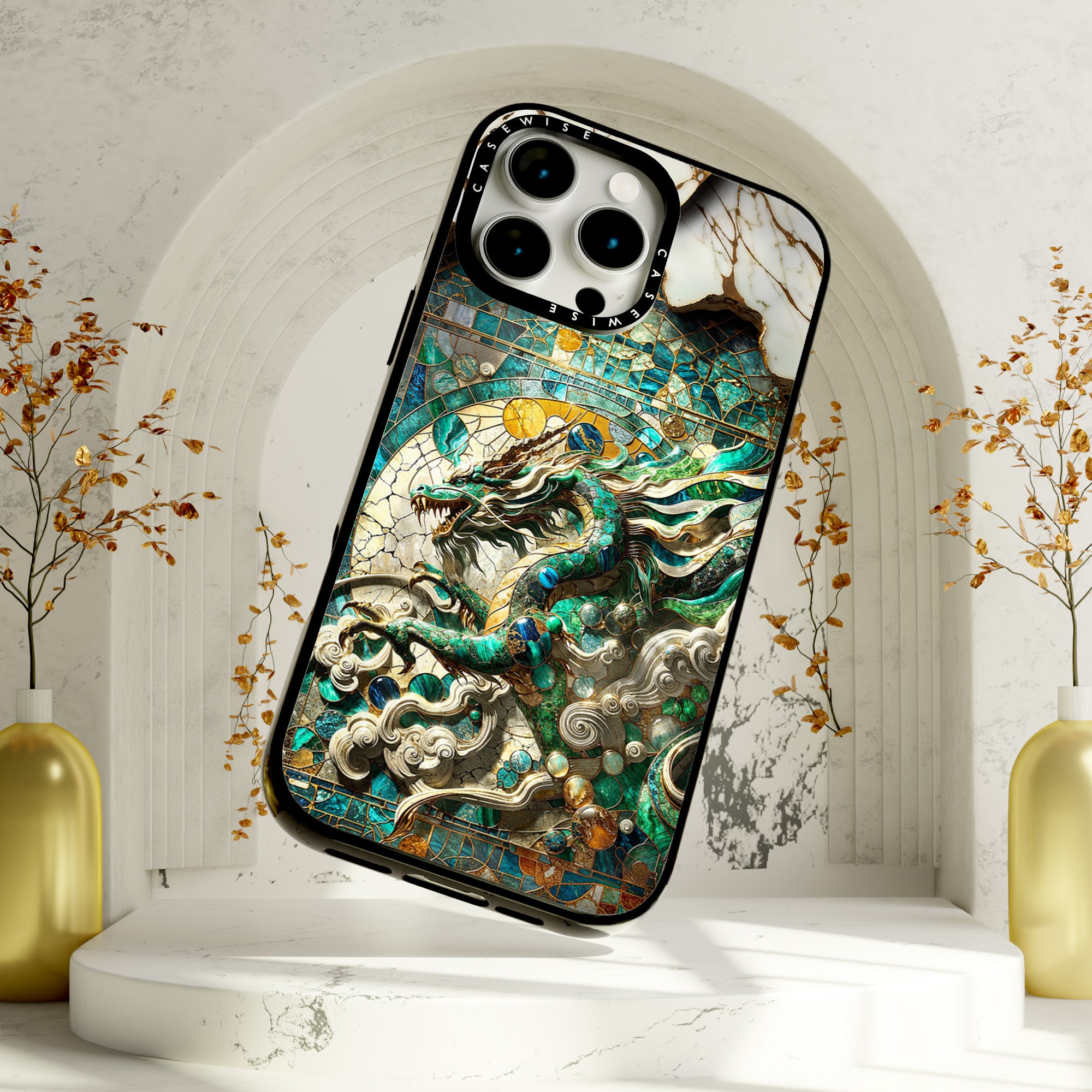 Asiatischer Jade Drache Kingugi - Hülle
