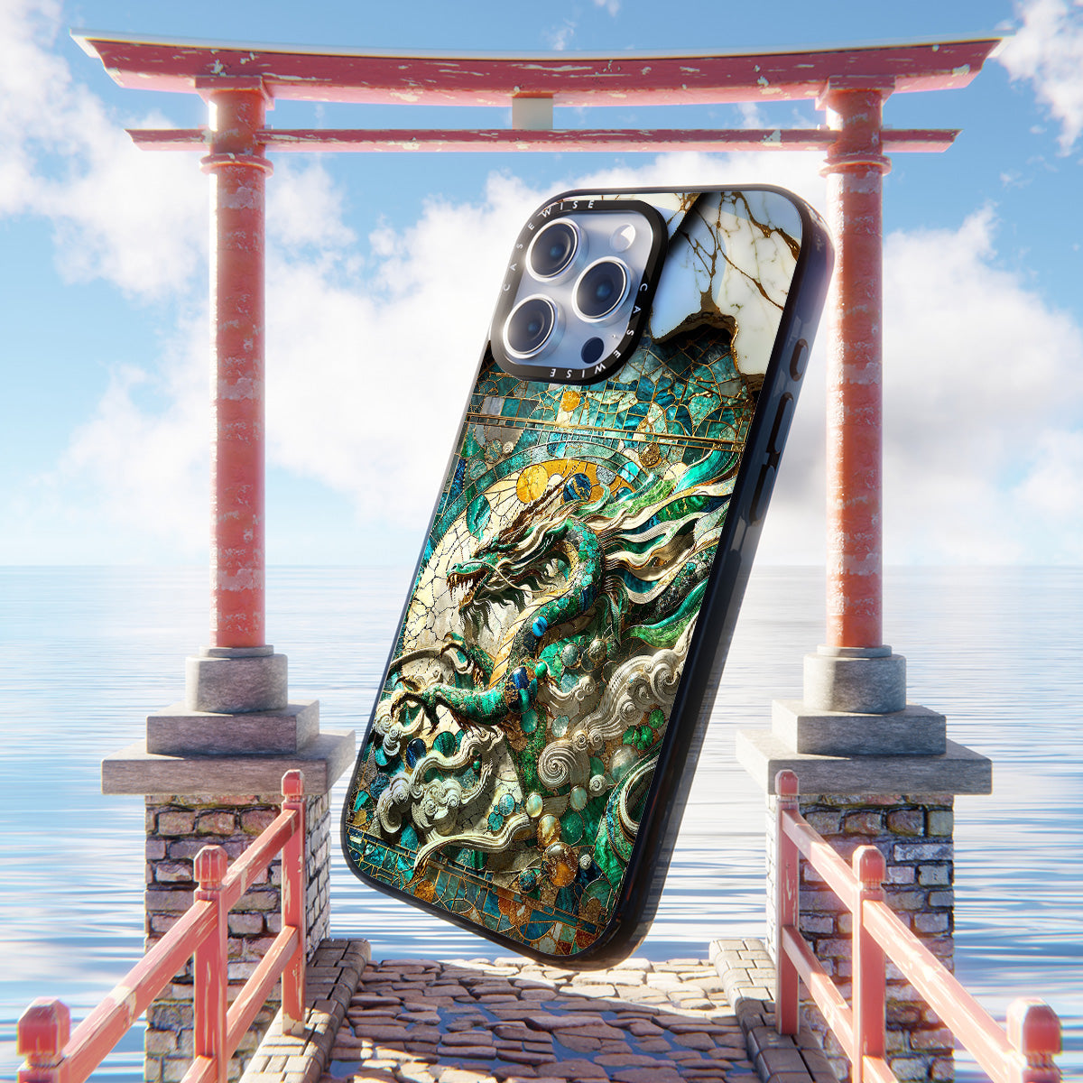 Asiatischer Jade Drache Kingugi - Hülle