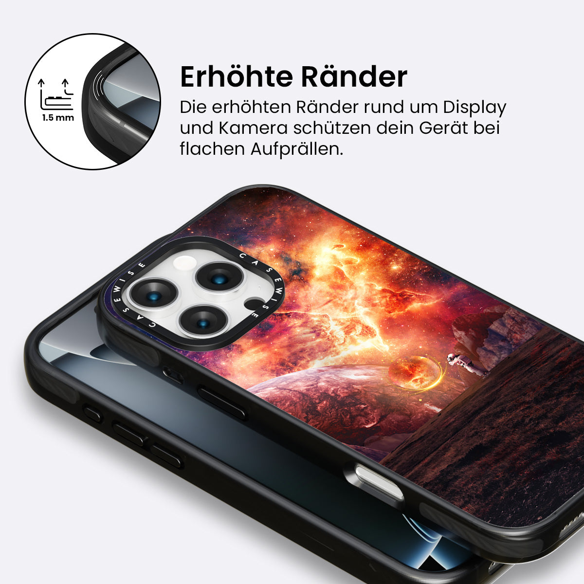Roter und blauer Raum - Hülle