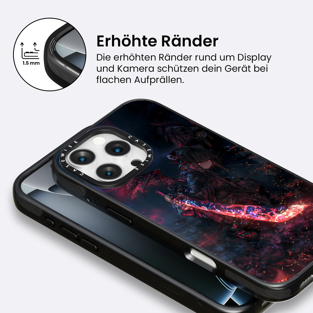 Rote Schwert Samurai Mädchen - Hülle