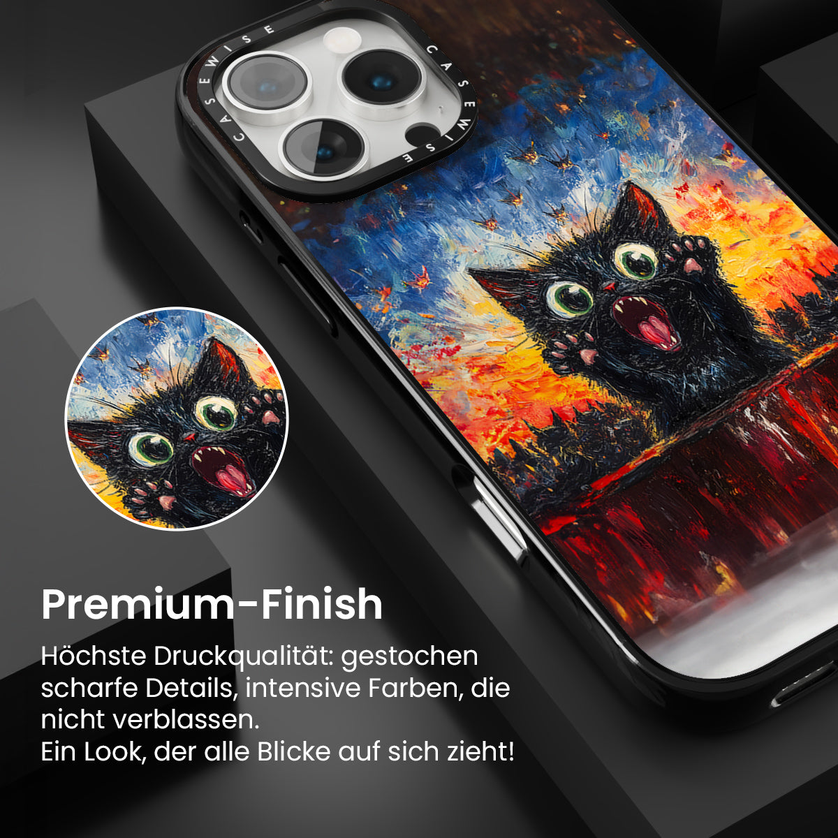 Verängstigte Katze - Hülle