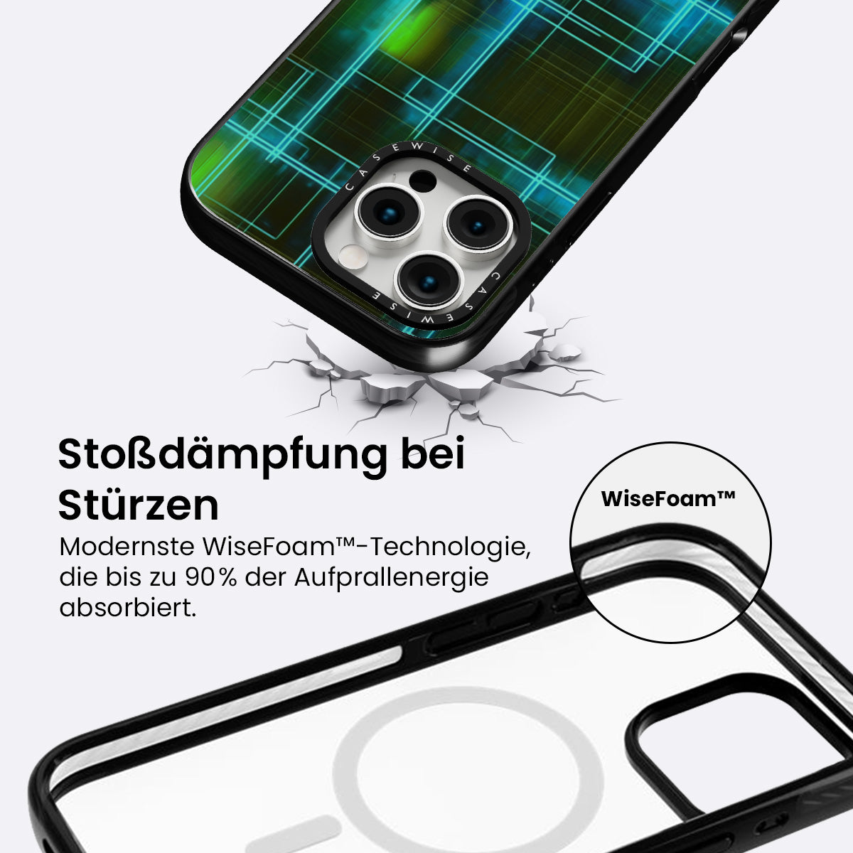 Digitale Linien Benzin - Hülle
