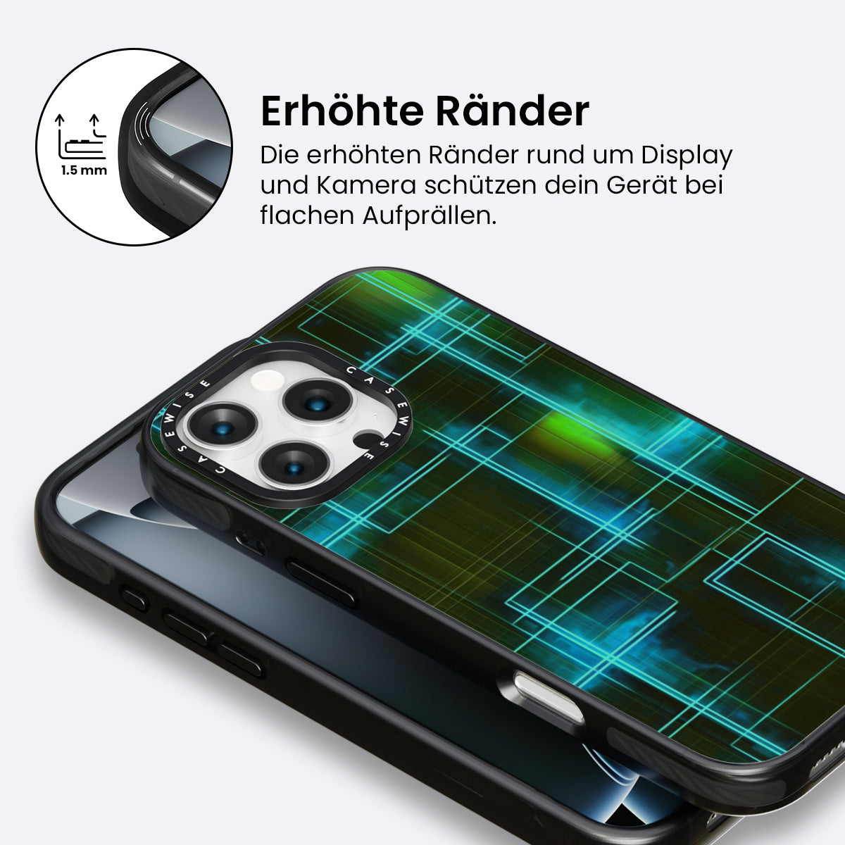 Digitale Linien Benzin - Hülle