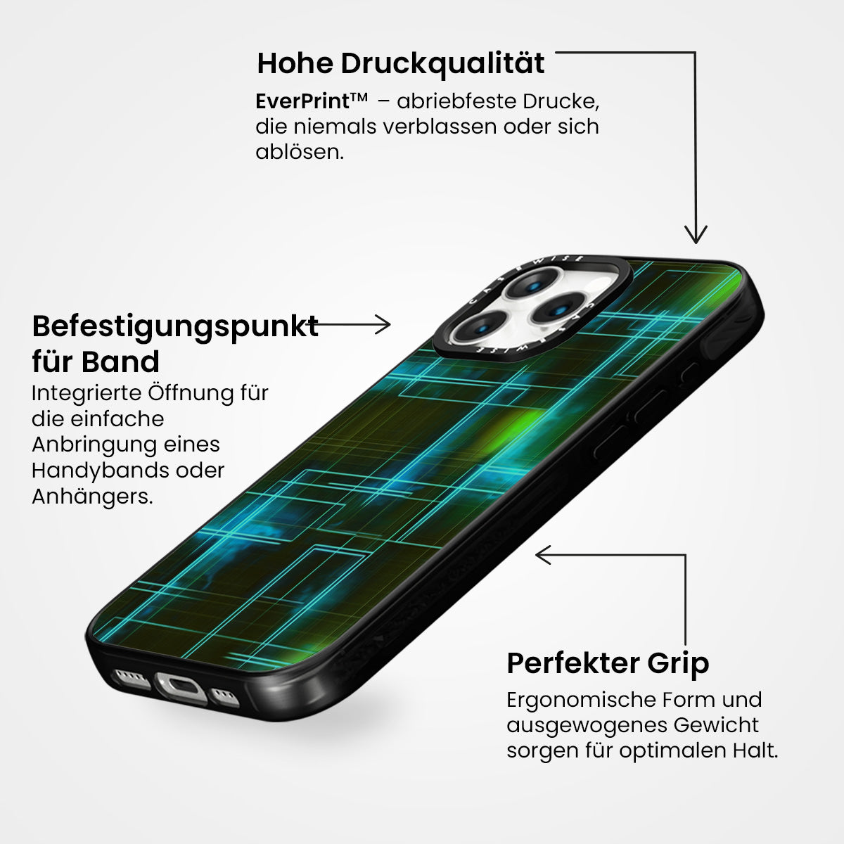 Digitale Linien Benzin - Hülle