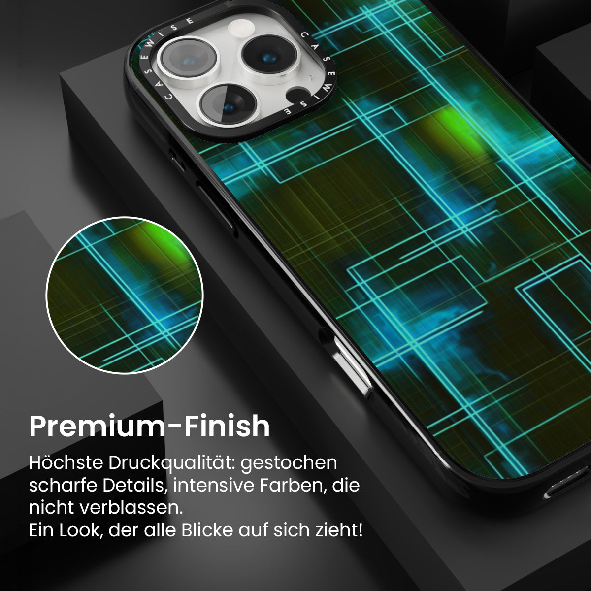 Digitale Linien Benzin - Hülle