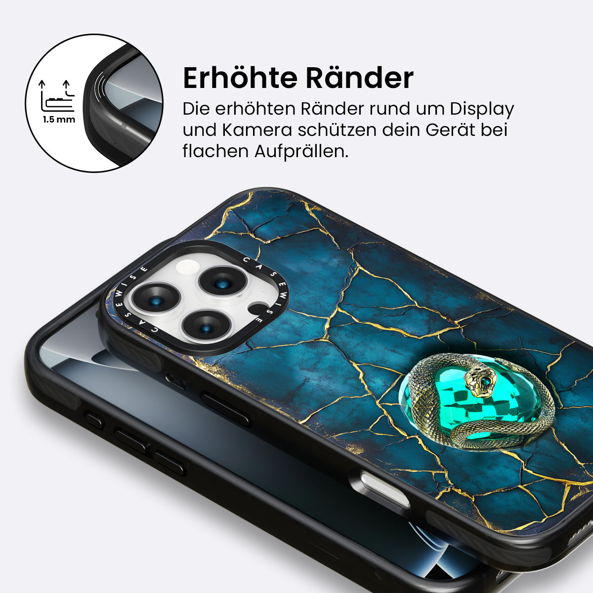 Smaragd Goldene Schlange - Hülle