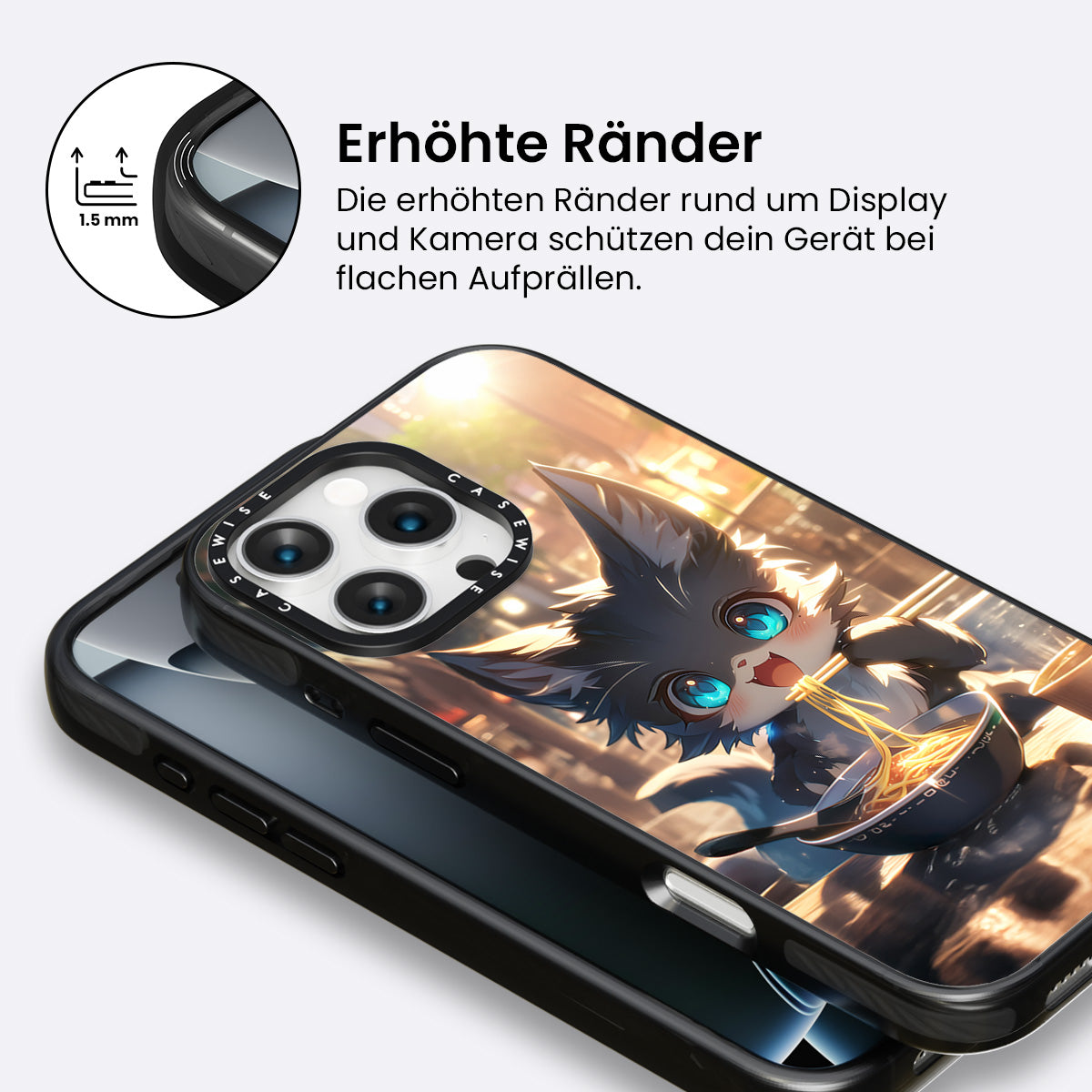 Schwarze Ramenkatze - Hülle