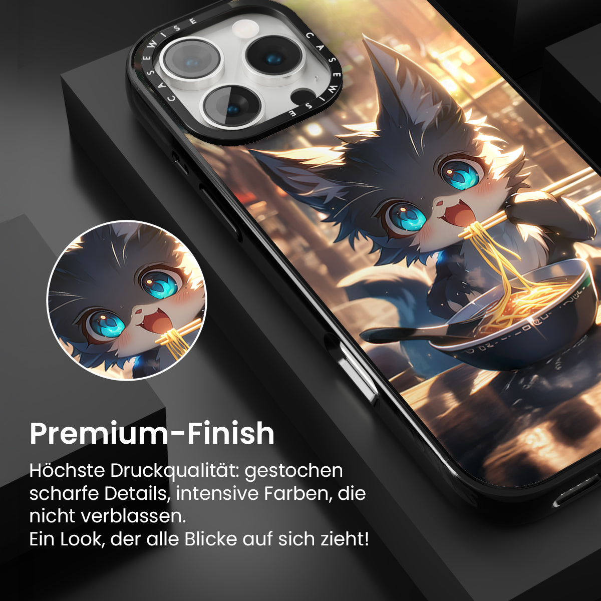 Schwarze Ramenkatze - Hülle