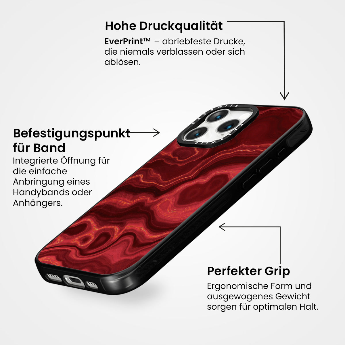 Rote Achattextur 03 - Hülle