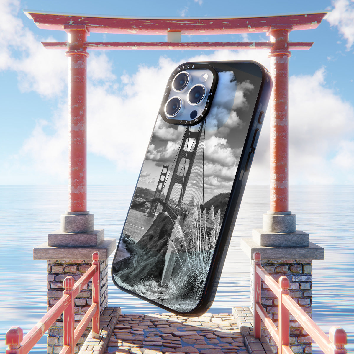 San Francisco Golden Gate Bridge |einfarbig - Hülle