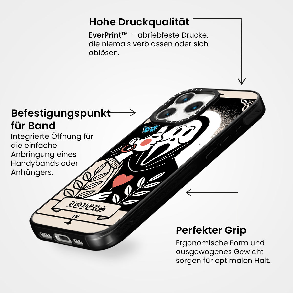 Verrückte Liebhaber - Tarotkarte - Hülle