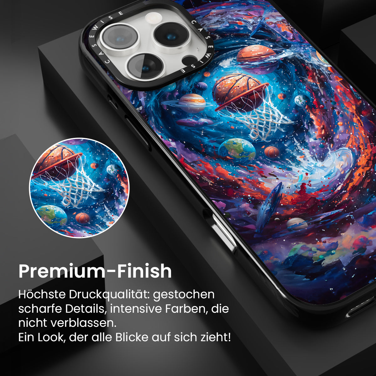 Basketball im Galaxienraum - Hülle