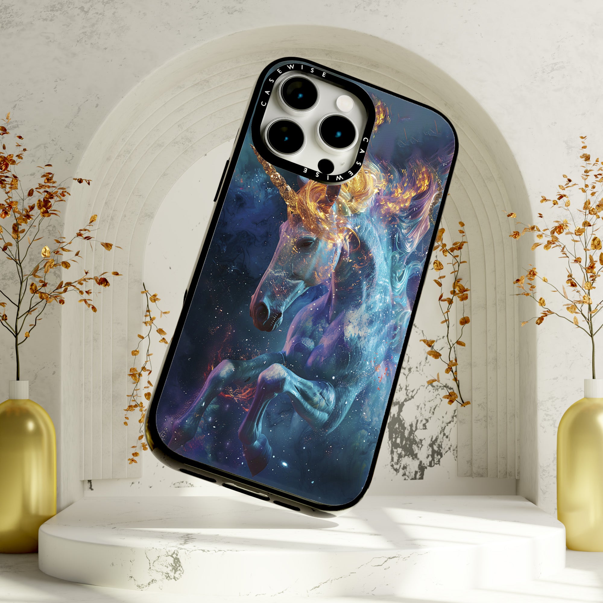Kosmisches Feuer Einhorn - Hülle