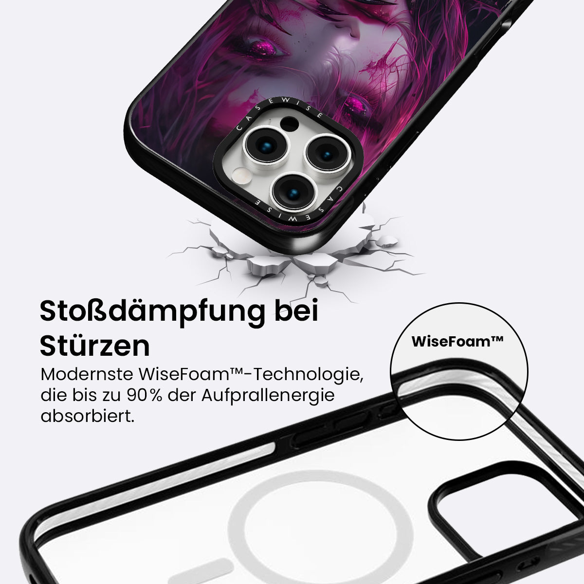 Rosa Zombie -Mädchen - Hülle