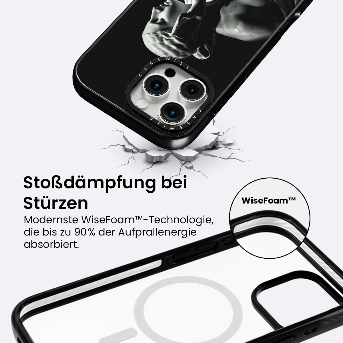 Skulptur - das Mädchen sagt nein - Hülle