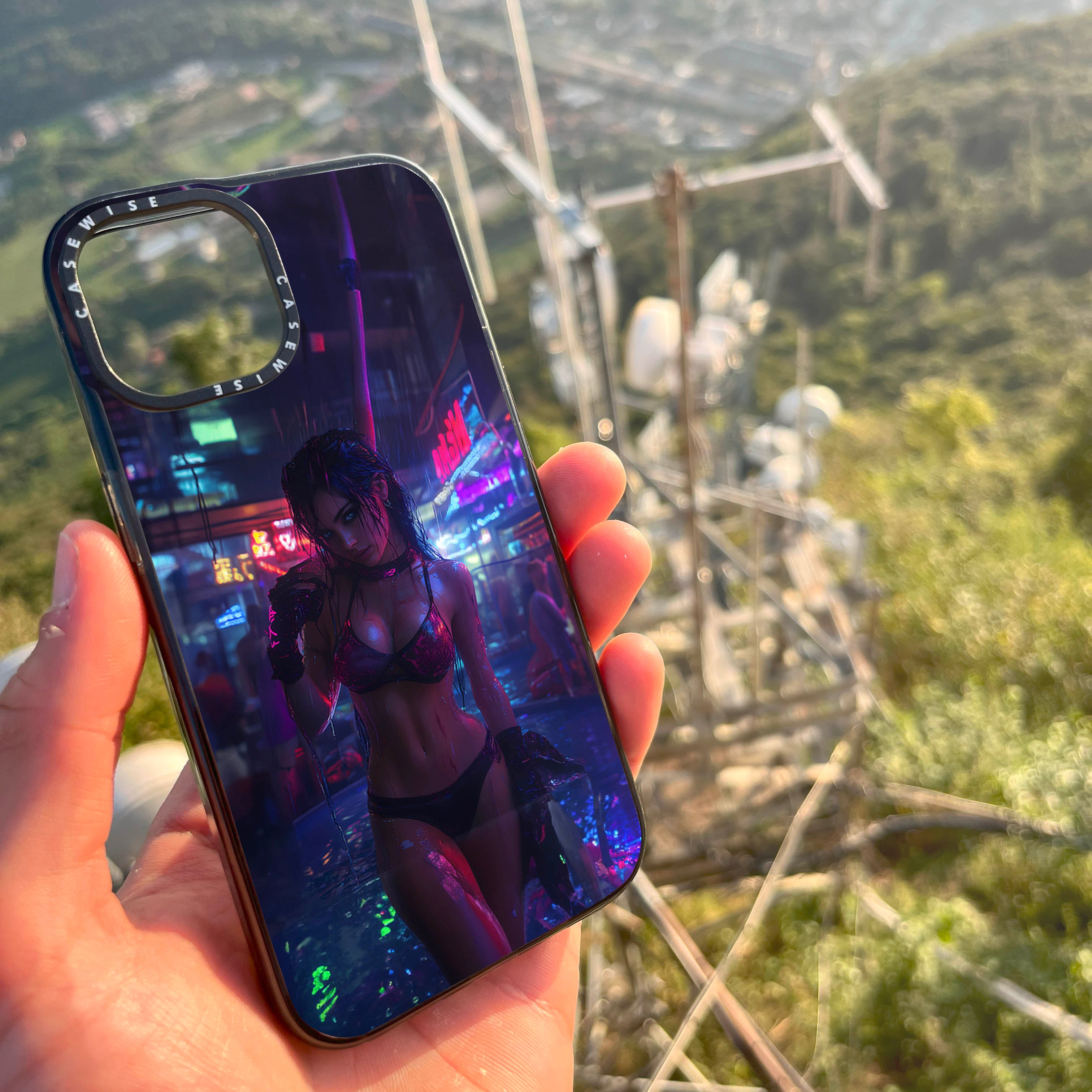 Cyberpunk Mädchen - Hülle