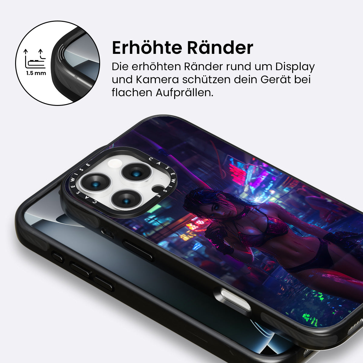 Cyberpunk Mädchen - Hülle