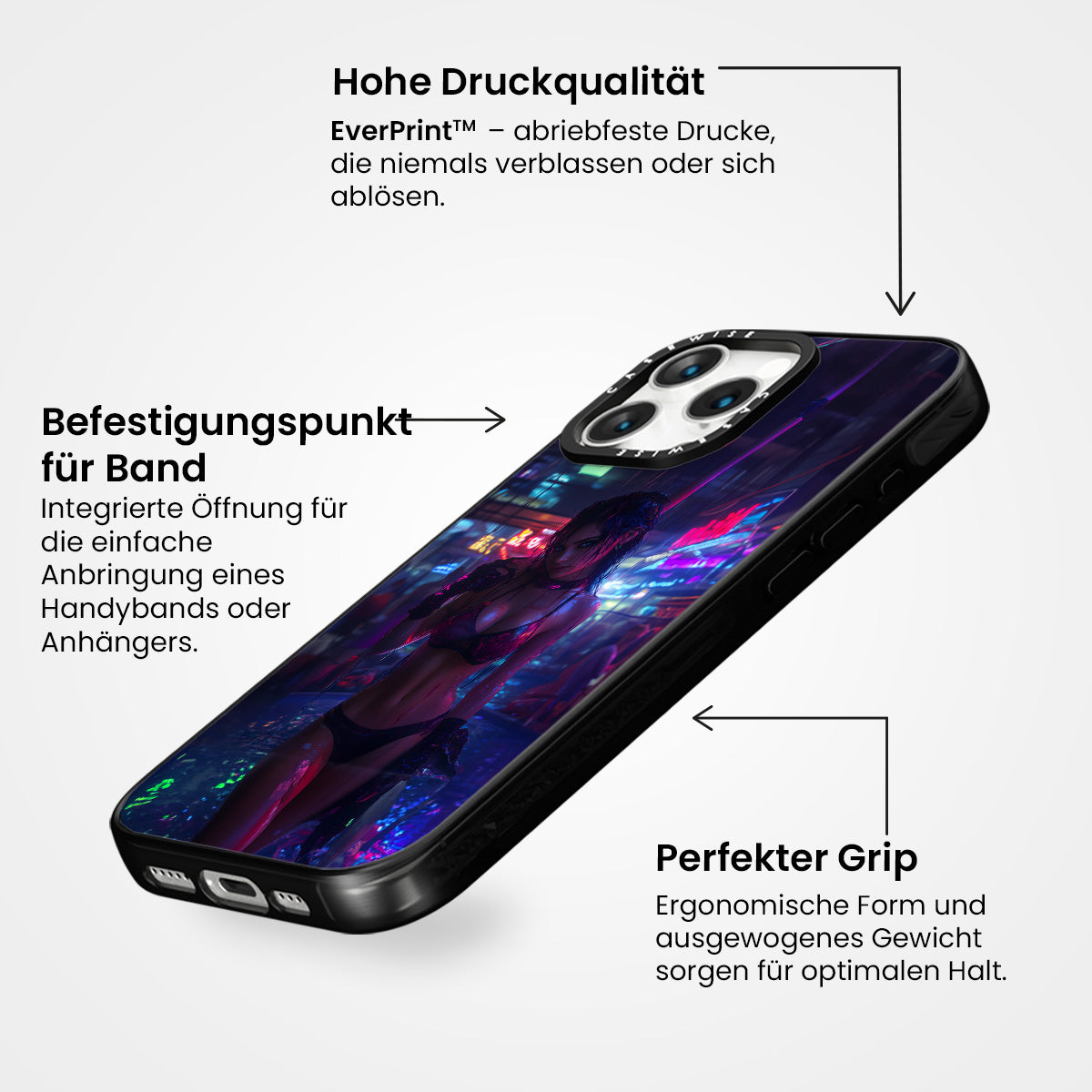 Cyberpunk Mädchen - Hülle