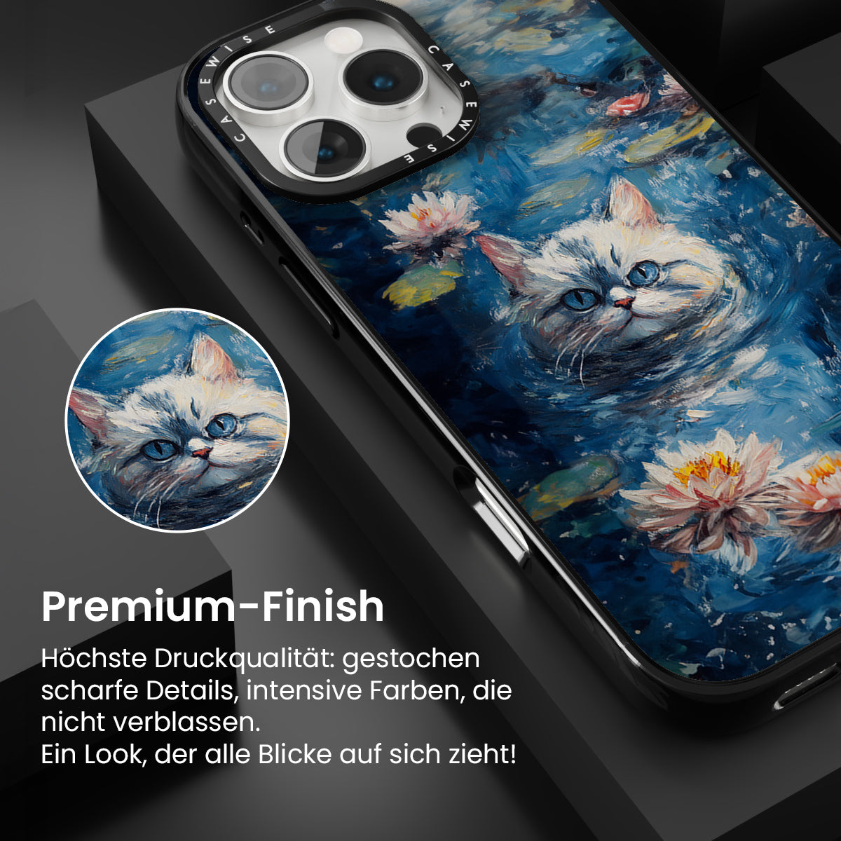 Weiße Teichkatze - Hülle