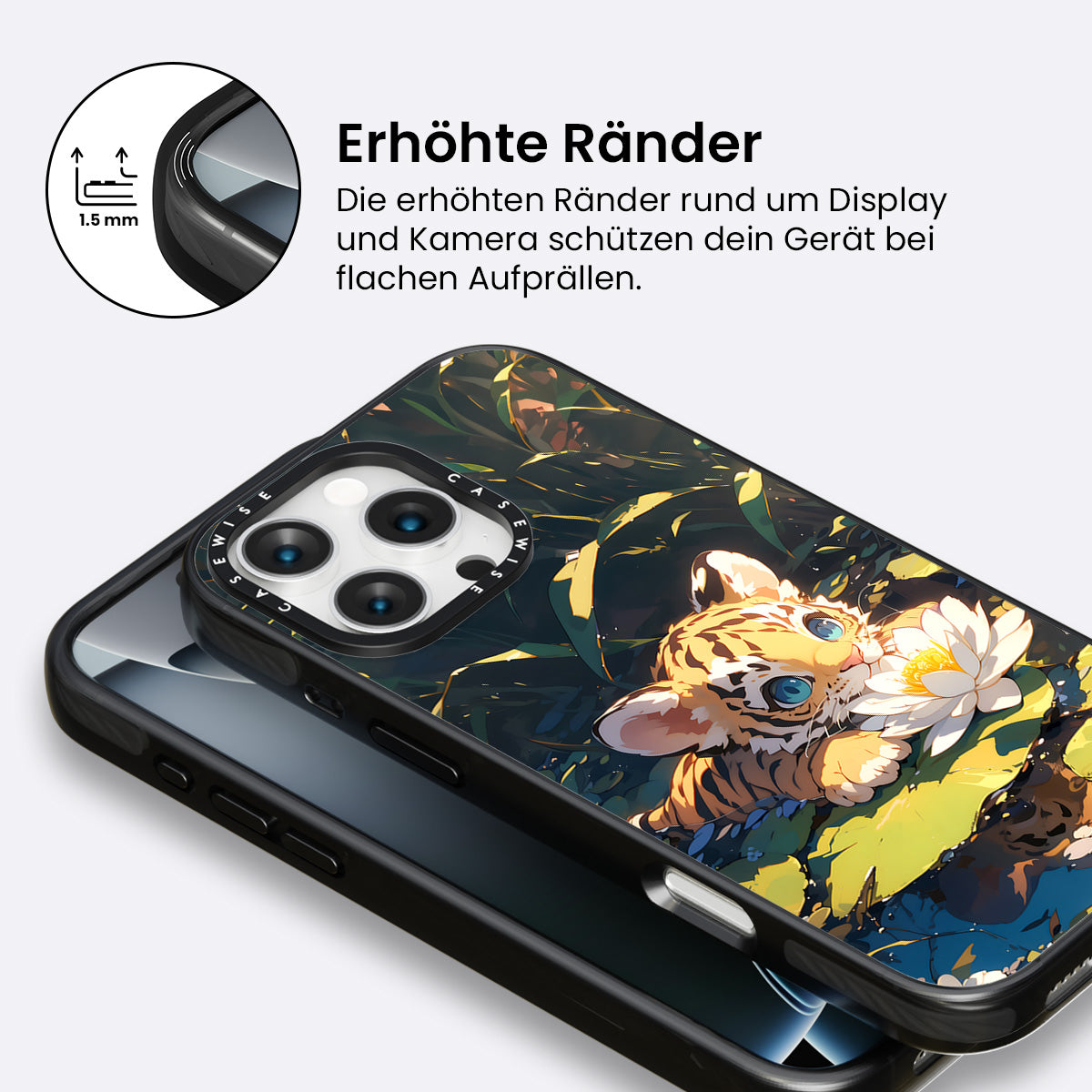 Süßer Anime -Tigermeer Rose - Hülle
