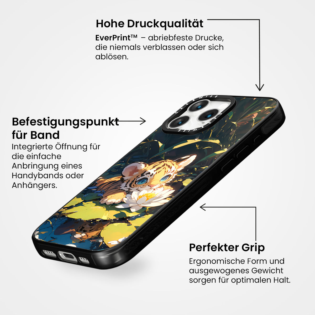 Süßer Anime -Tigermeer Rose - Hülle