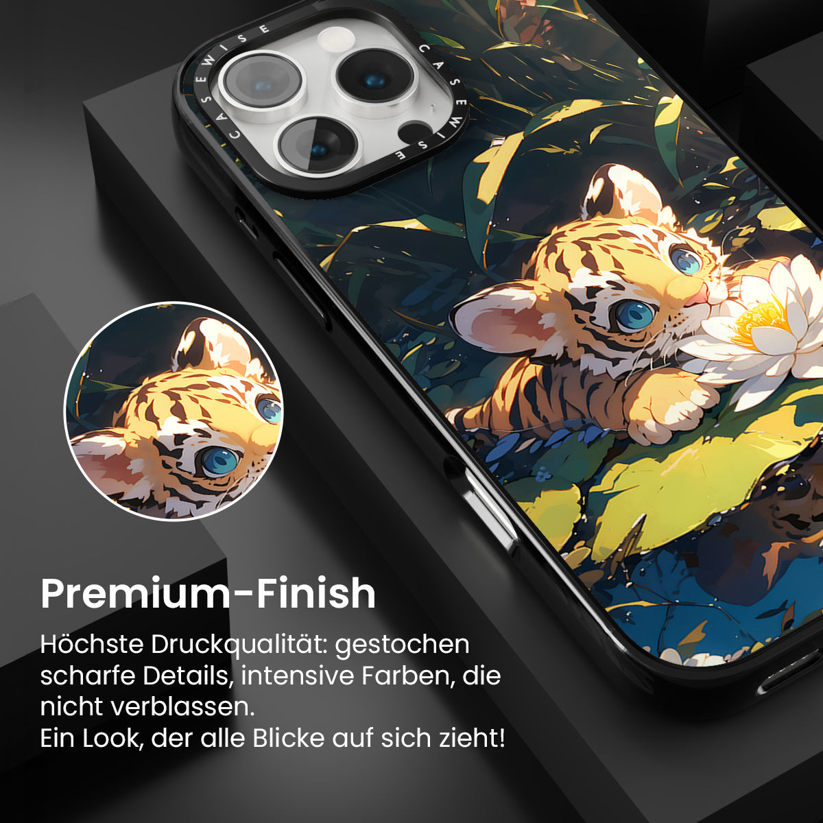 Süßer Anime -Tigermeer Rose - Hülle