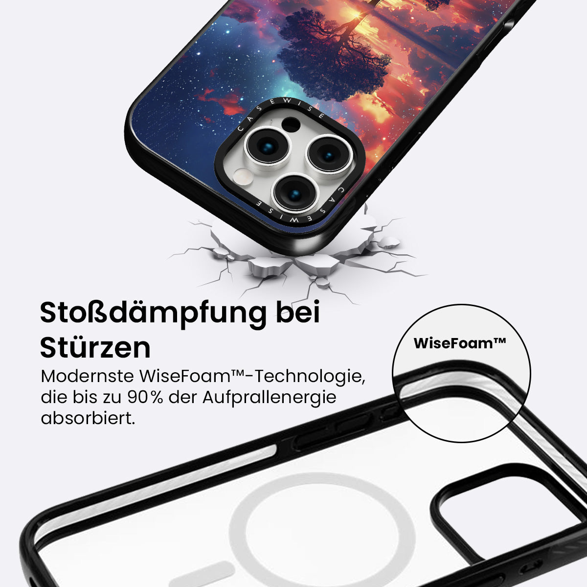 Sonnenuntergangsbaum des Lebens - Hülle