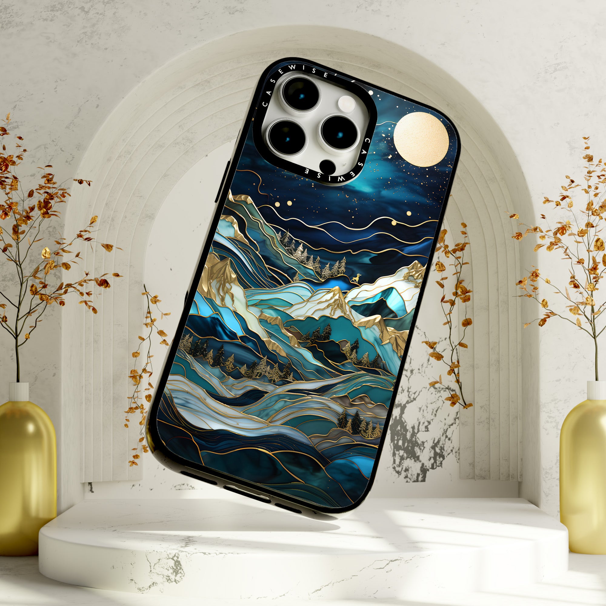 Starry Night Moon Light Peaks - Hülle