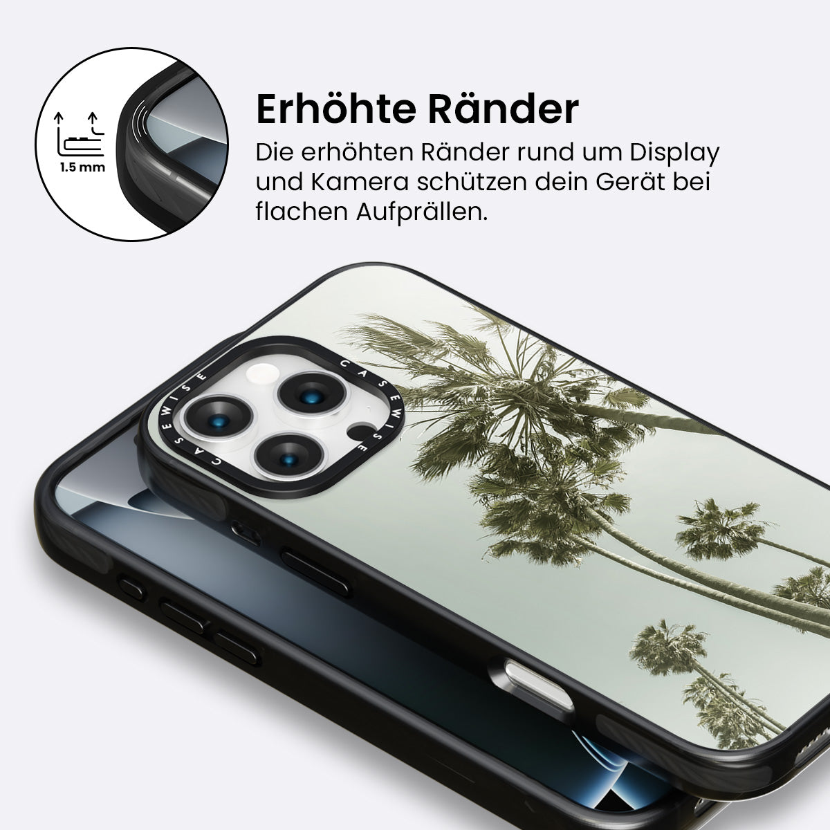 Vintage -Palmen in der Sonne - Hülle