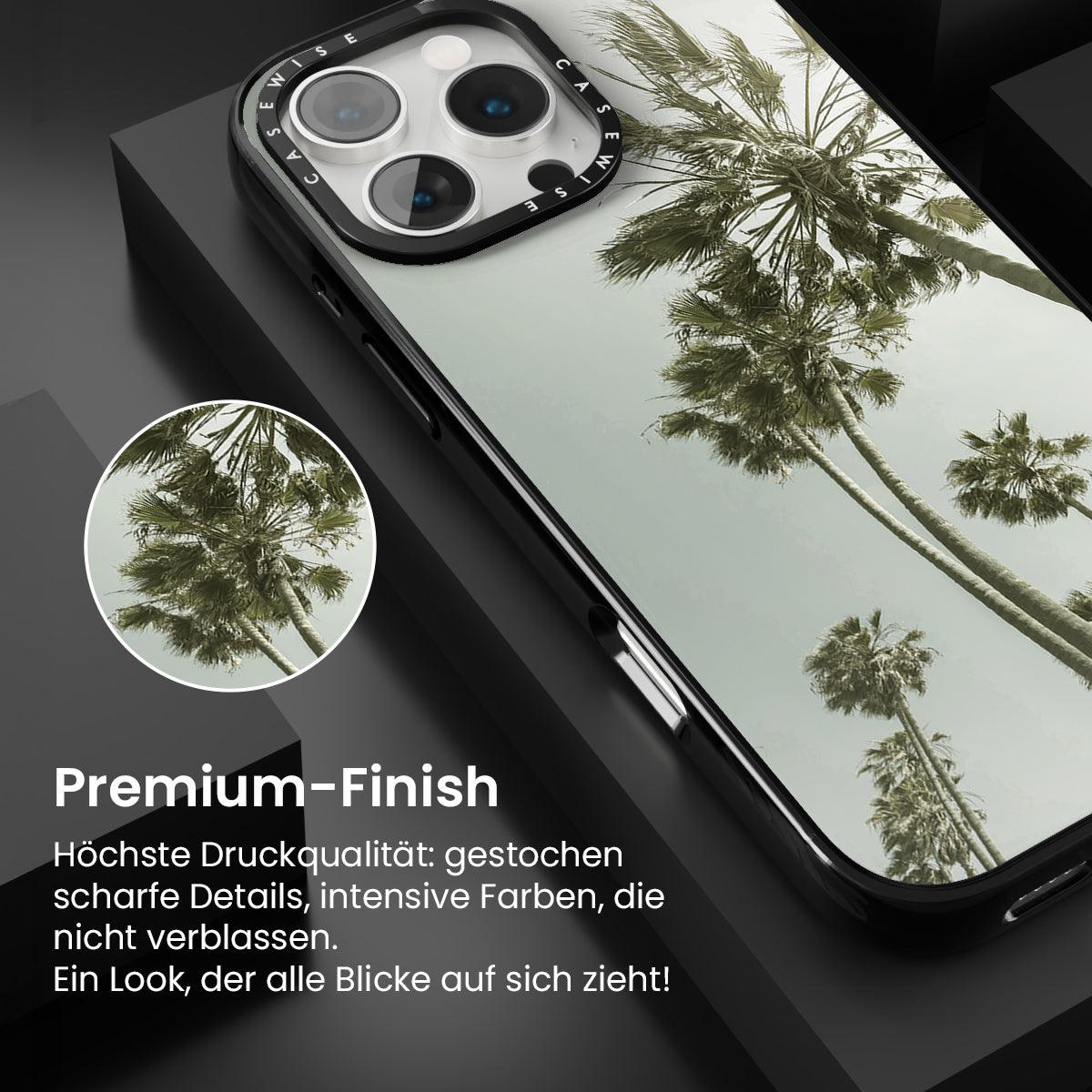 Vintage -Palmen in der Sonne - Hülle