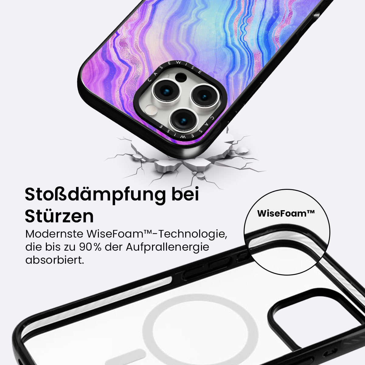 Neon -Achat -Textur 07 - Hülle