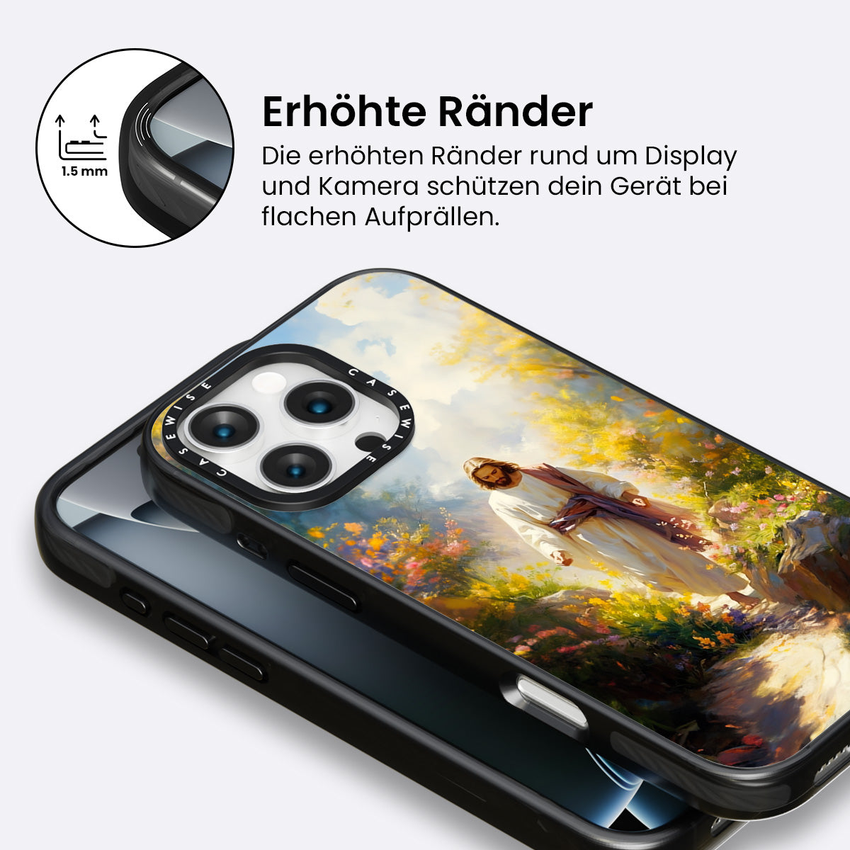 Glücklicher Jesus sonniger Tag - Hülle