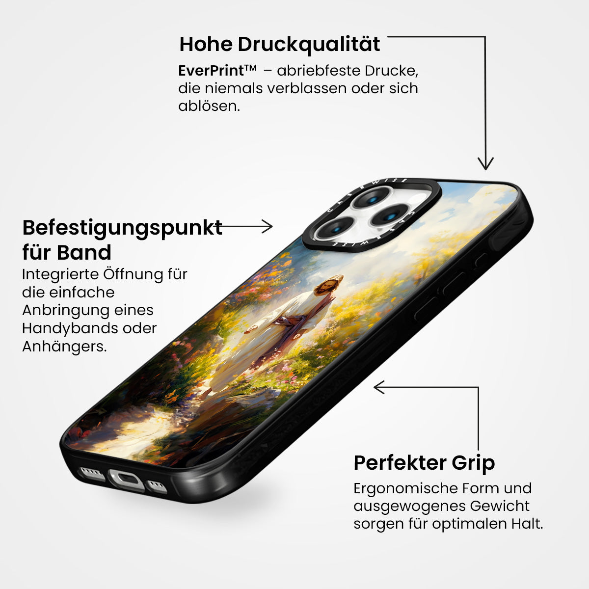 Glücklicher Jesus sonniger Tag - Hülle