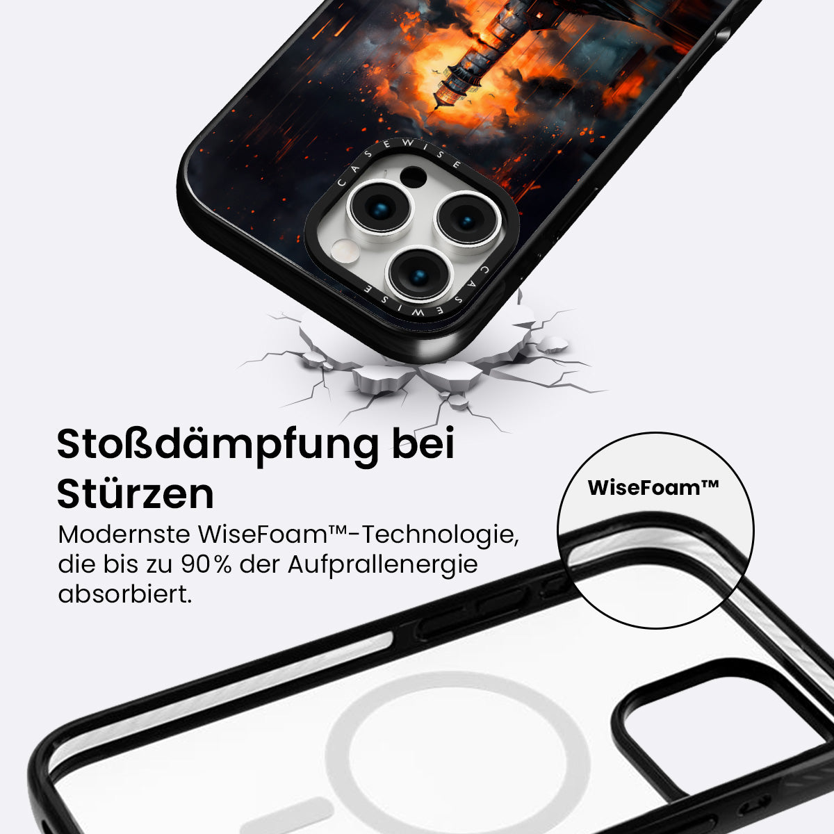 Leuchtturm Orange Ozean - Hülle