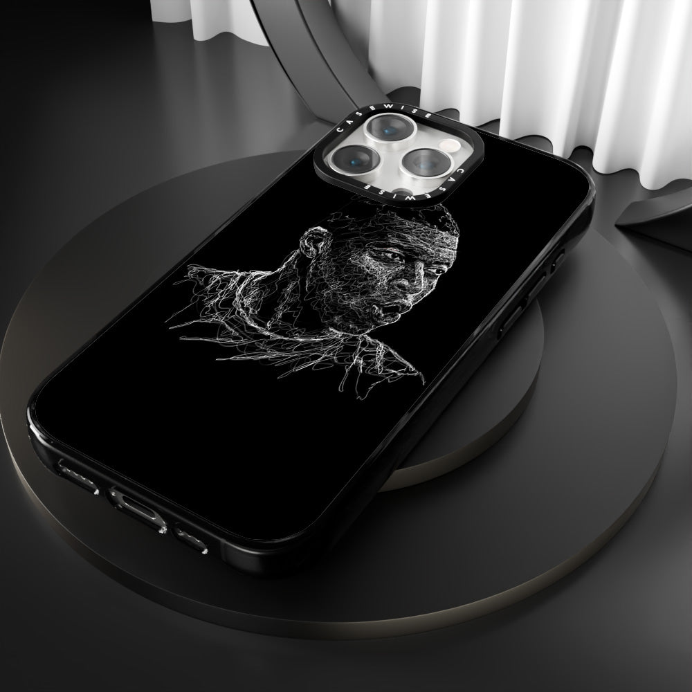 Digital Scribble Art Design, inspiriert von Kylian Mbappe - Hülle