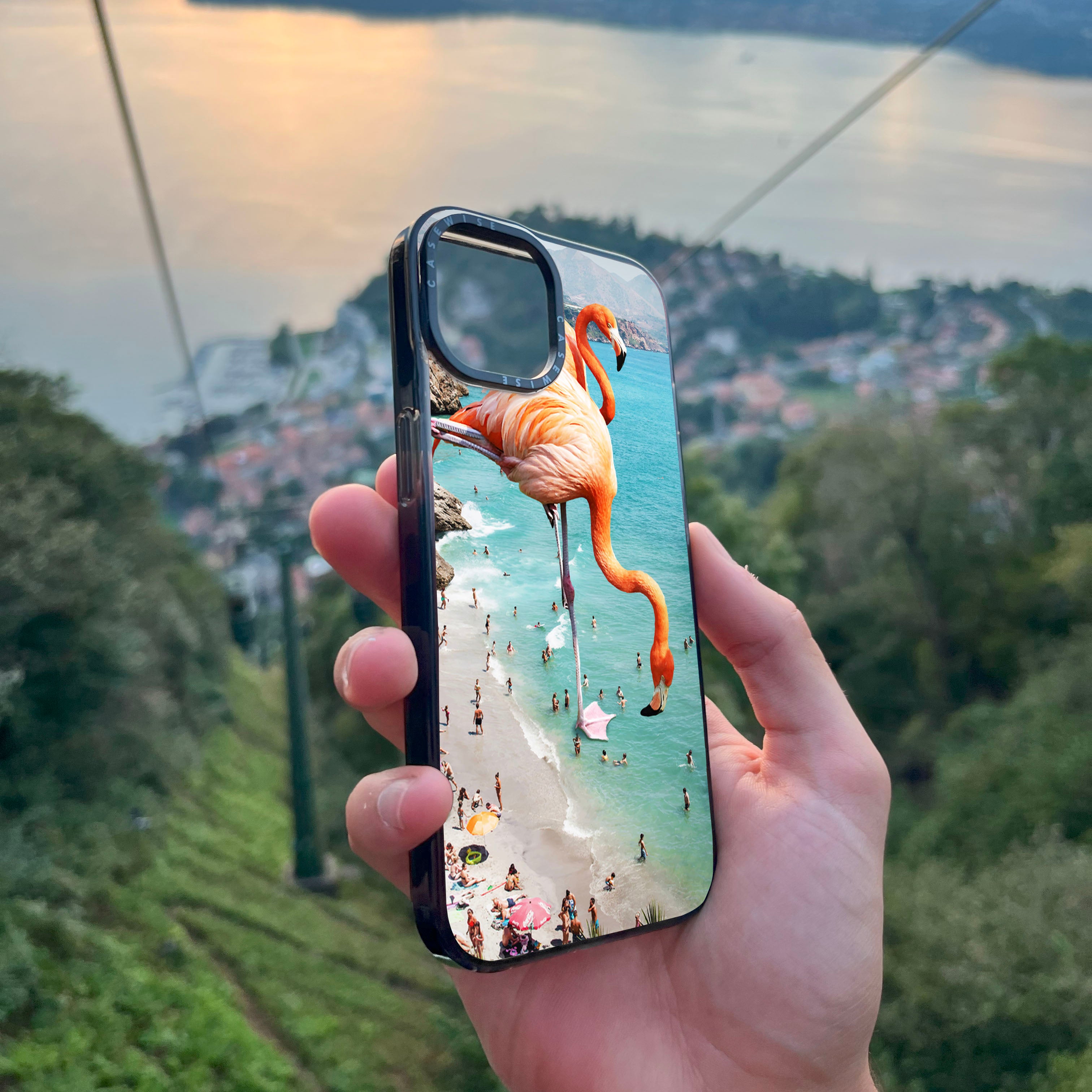 Flamingos auf Th - Hülle