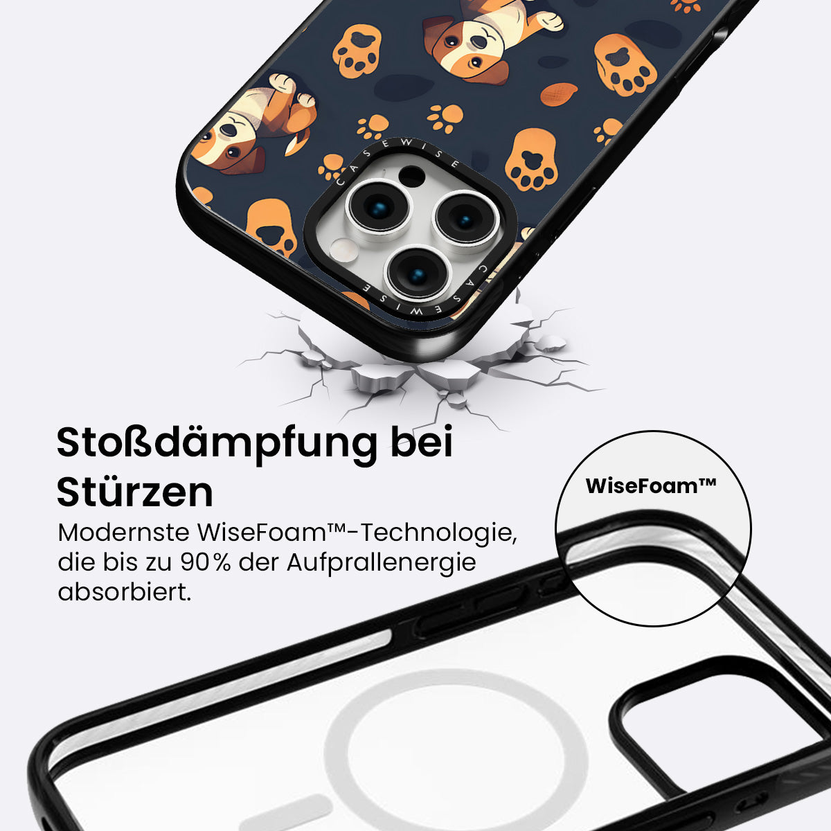 Hundepfotenmuster - Hülle