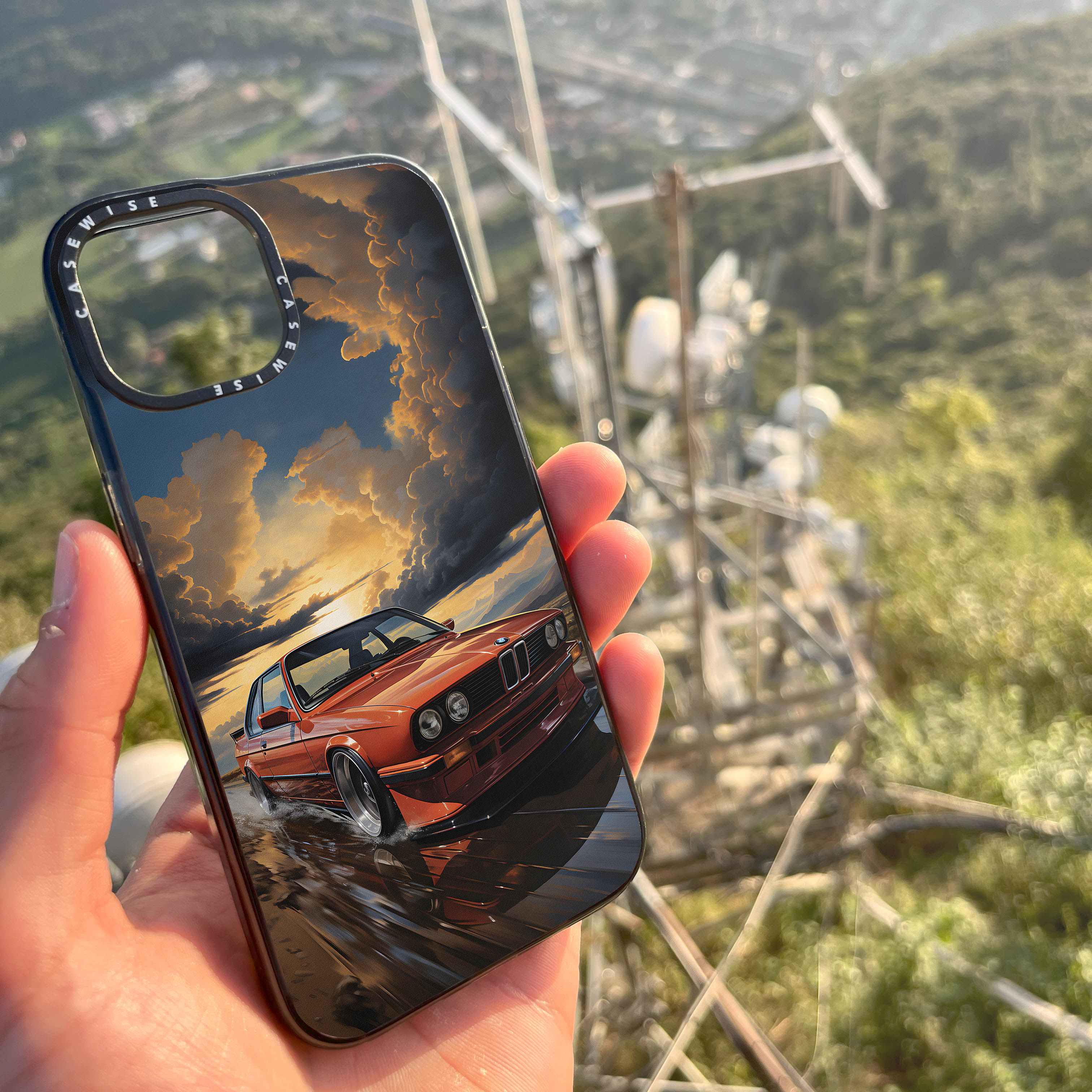 BMW M3 E30 Sonnenuntergangsmalerei - Hülle