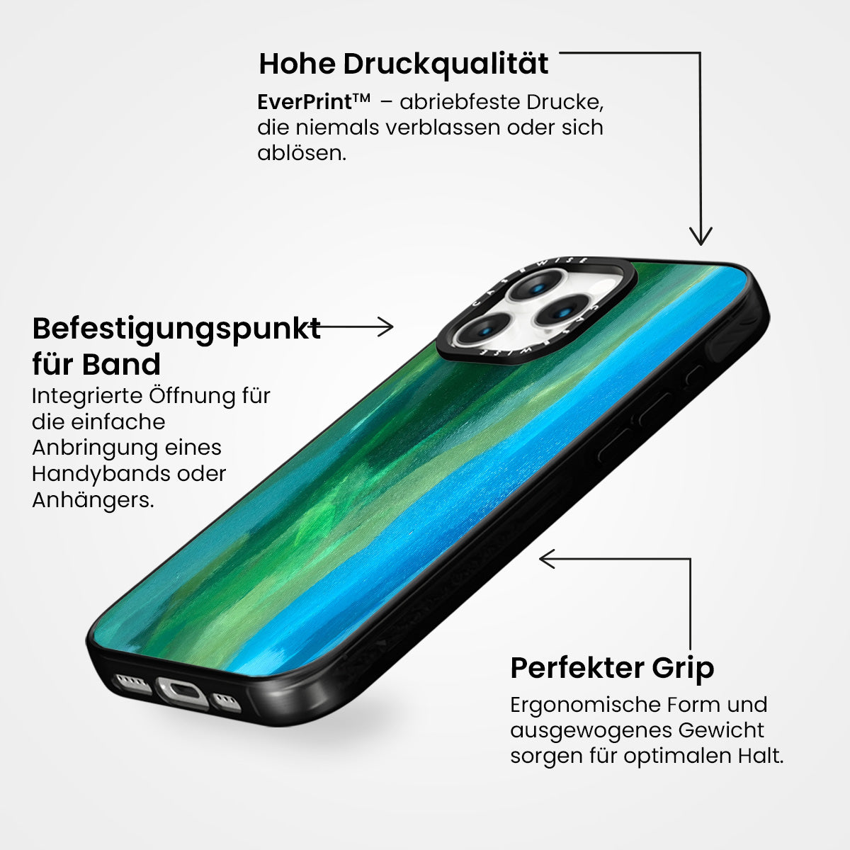 Grün mit blau - Hülle