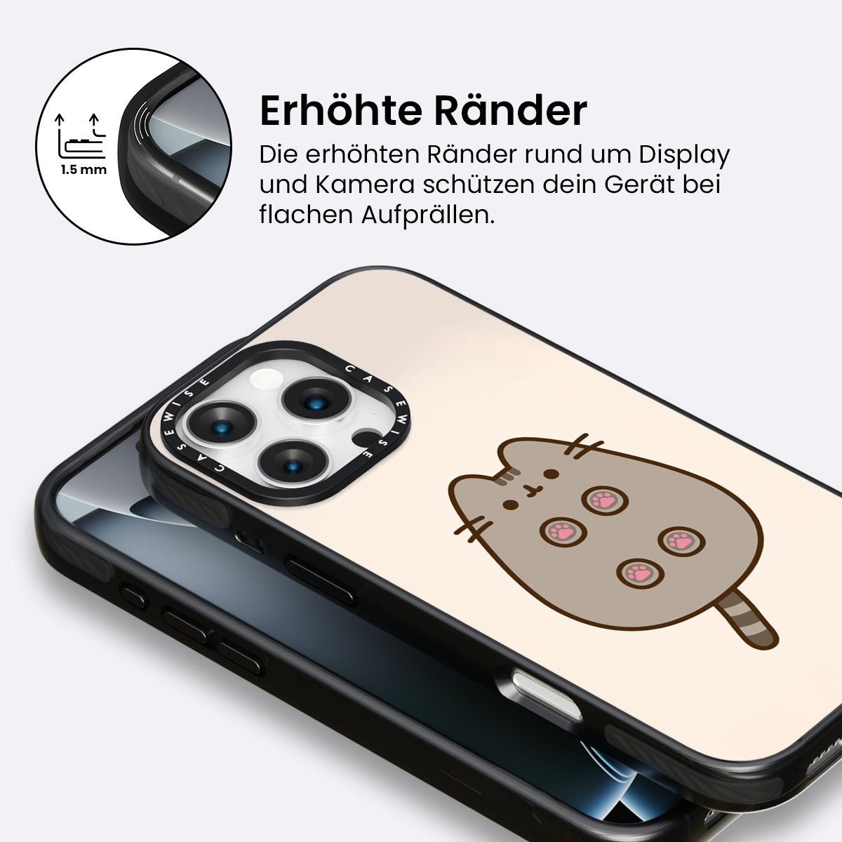 Eine charmante Katze mit Pads der Pfoten - Hülle