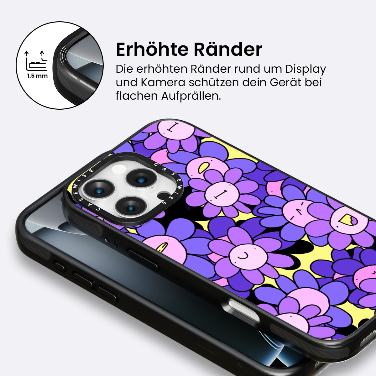 Glückliche Blumen - Hülle